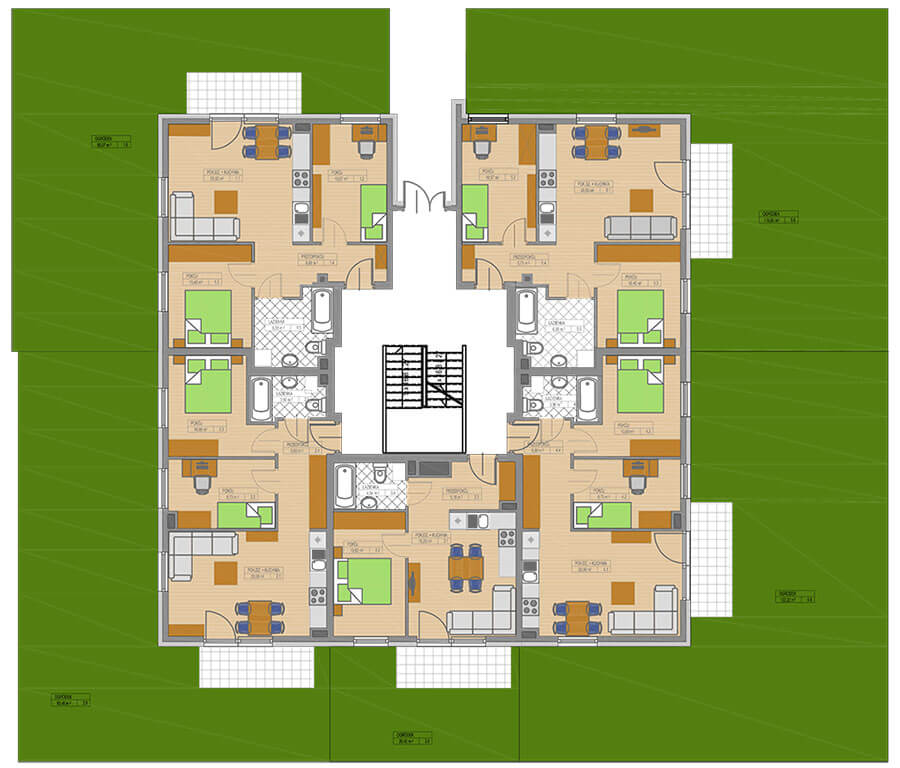 Blok nr 5, parter
