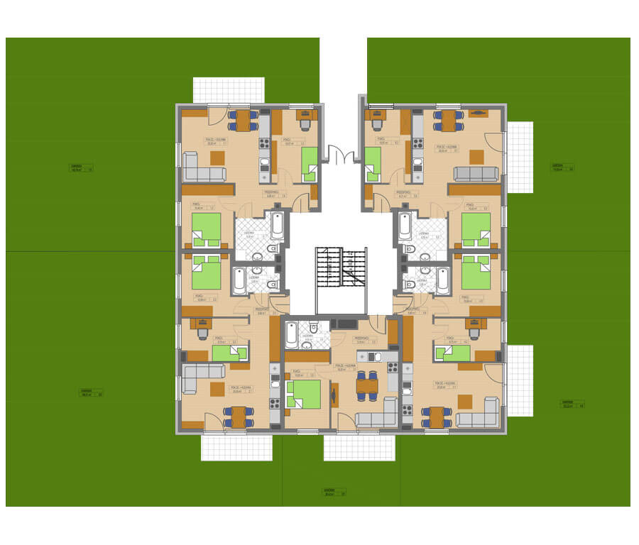 Blok nr 6, parter
